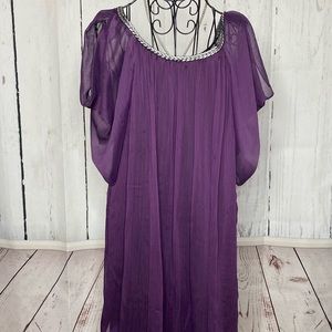 Elegant Purple Dress